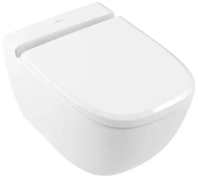V&B Antheus Vegghengt toalett 375x560 mm, Hvit med DF og C+ 