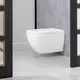 V&amp;B Antheus Vegghengt toalett 375x560 mm, Stone White med DF og C+