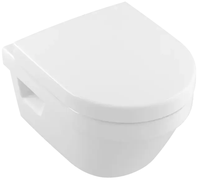 V&B Architectura Compact Toalettpakke Med sete og lokk, Hvit med DF og C+ 