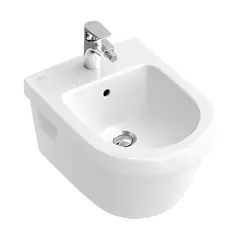V&B Architectura Vegghengt toalett 370x530 mm. Hvit med DirectFlush og C+