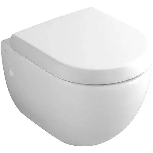 V&B Subway 2.0 Vegghengt toalett 375x565 mm, Hvit med CeramicPlus 
