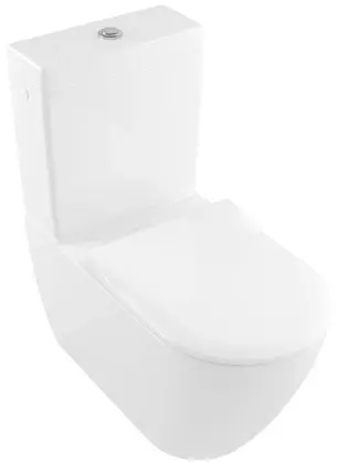 V&B Subway 2.0 Gulvstående toalett 370x700 mm, Hvit med CeramicPlus 