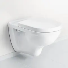 V&B O.novo Toalettpakke Med sete og lokk, Hvit med DirectFlush