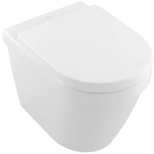 V&B Architectura Gulvstående toalett 370x540 mm, Hvit med DF og CeramicPlus 