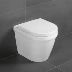 V&amp;B Architectura Gulvst&#229;ende toalett 370x540 mm, Hvit med DF og CeramicPlus