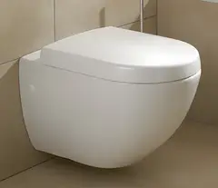 V&B Subway Vegghengt toalett 370x560 mm, Hvit