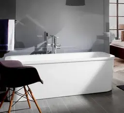 V&B Loop & Friends Frittstående badekar 1800x800 mm. Inkl. paneler og bensett