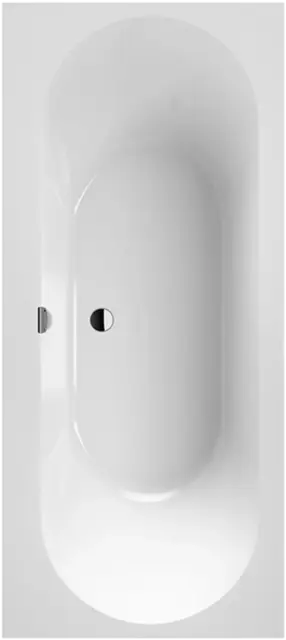 V&B Oberon 2.0  badekar for innbygging 1700x750 mm, Quaryl, Hvit matt 
