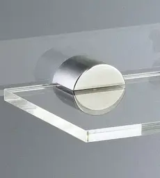 Vola T25HLD Holder til glasshylle 30 mm, Mokka