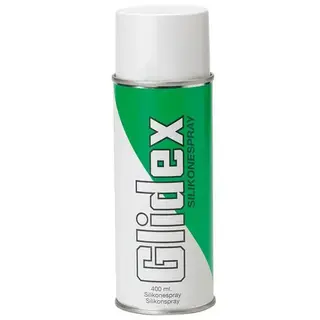 Glidex Silikonpray p&#229; boks Sprayboks a 400 ml